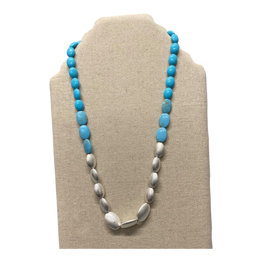 Necklace Other  In blue