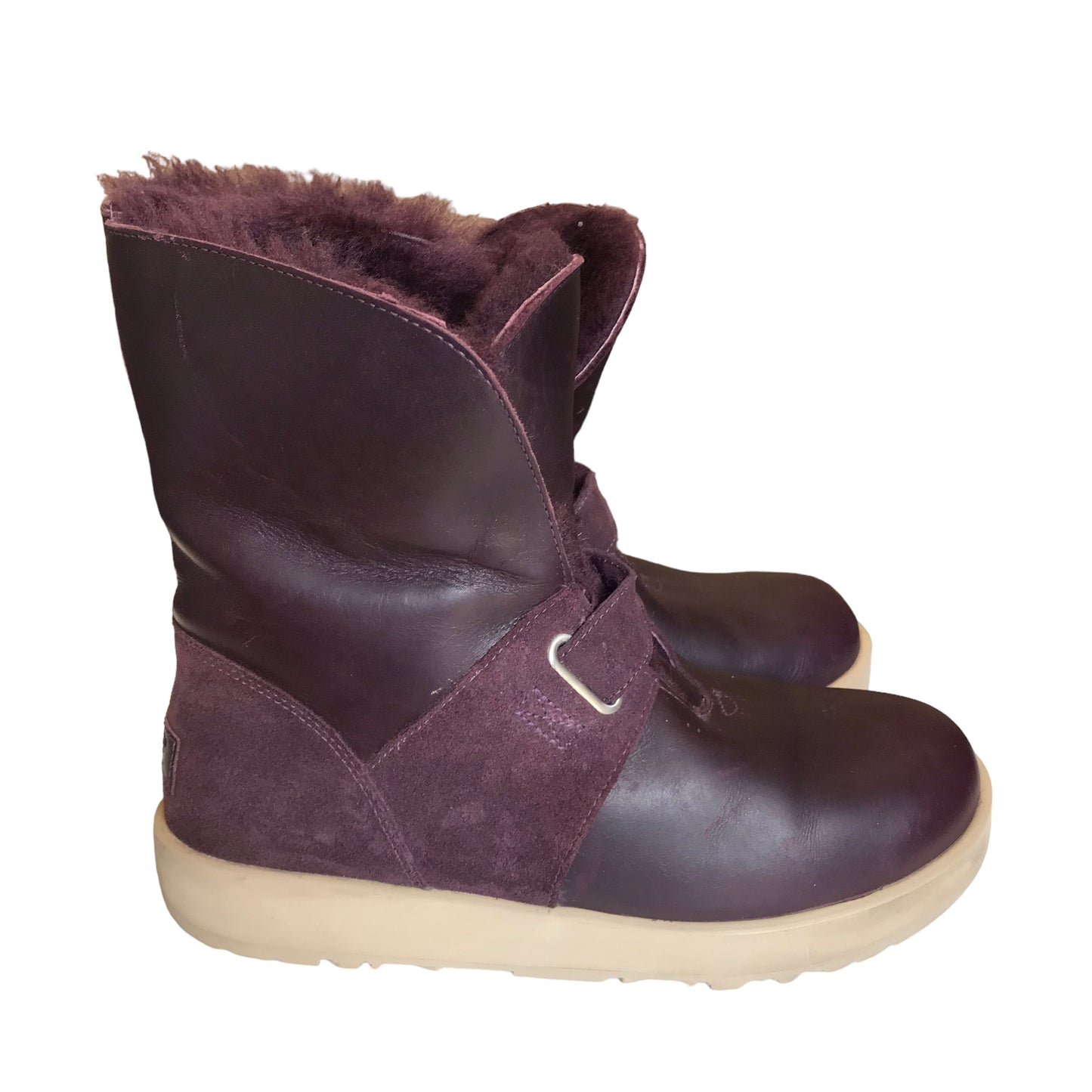 PURPLE BOOTS DESIGNER by UGG Size:10