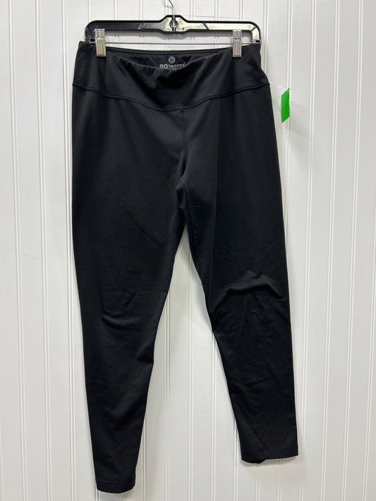 Athletic Leggings By 90 Degrees By Reflex In Black, Size:L