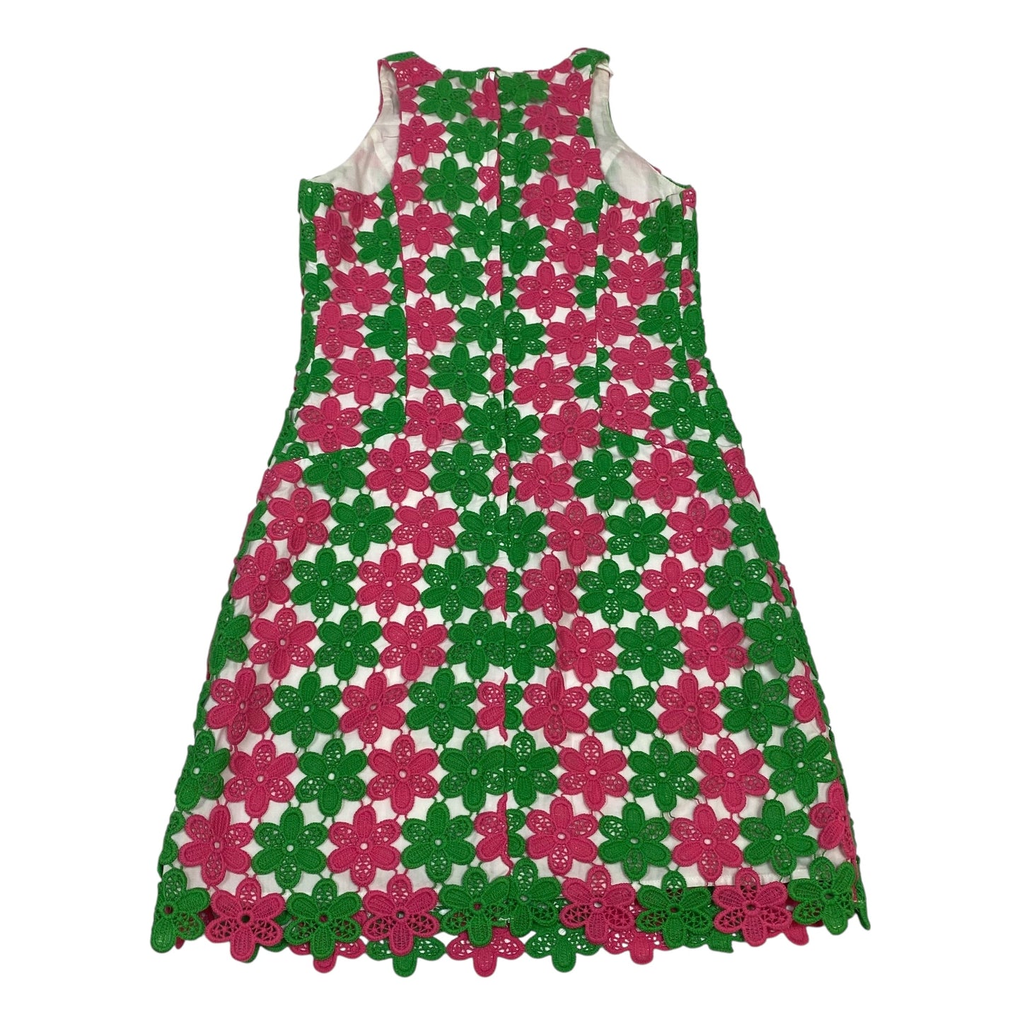 Dress Designer By Lilly Pulitzer In Green & Pink, Size:Xxs