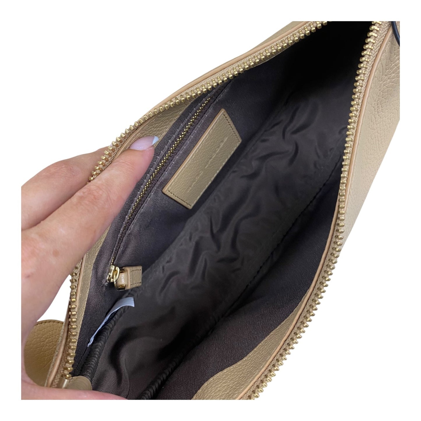 HANDBAG LUXURY DESIGNER by MARC JACOBS In TAN, Size: MEDIUM