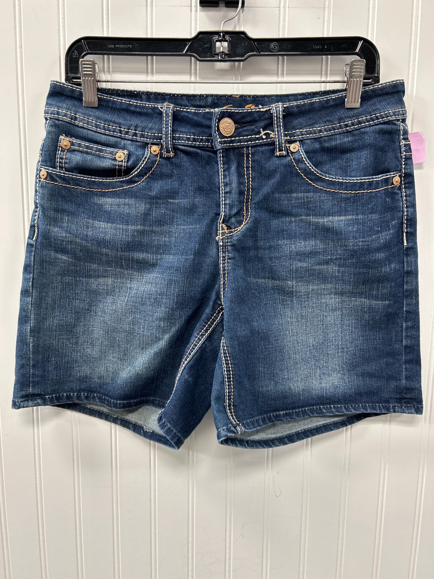 Shorts By Seven 7 In Blue Denim, Size:10
