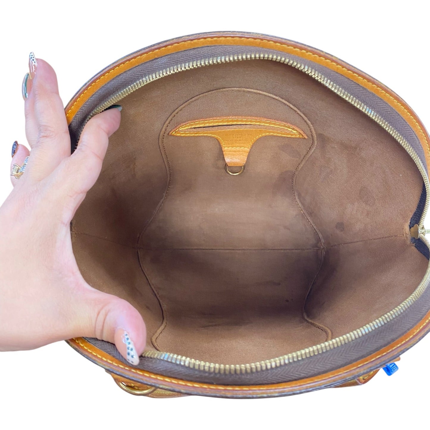 Handbag Luxury Designer By Louis Vuitton In Brown, Size:Medium