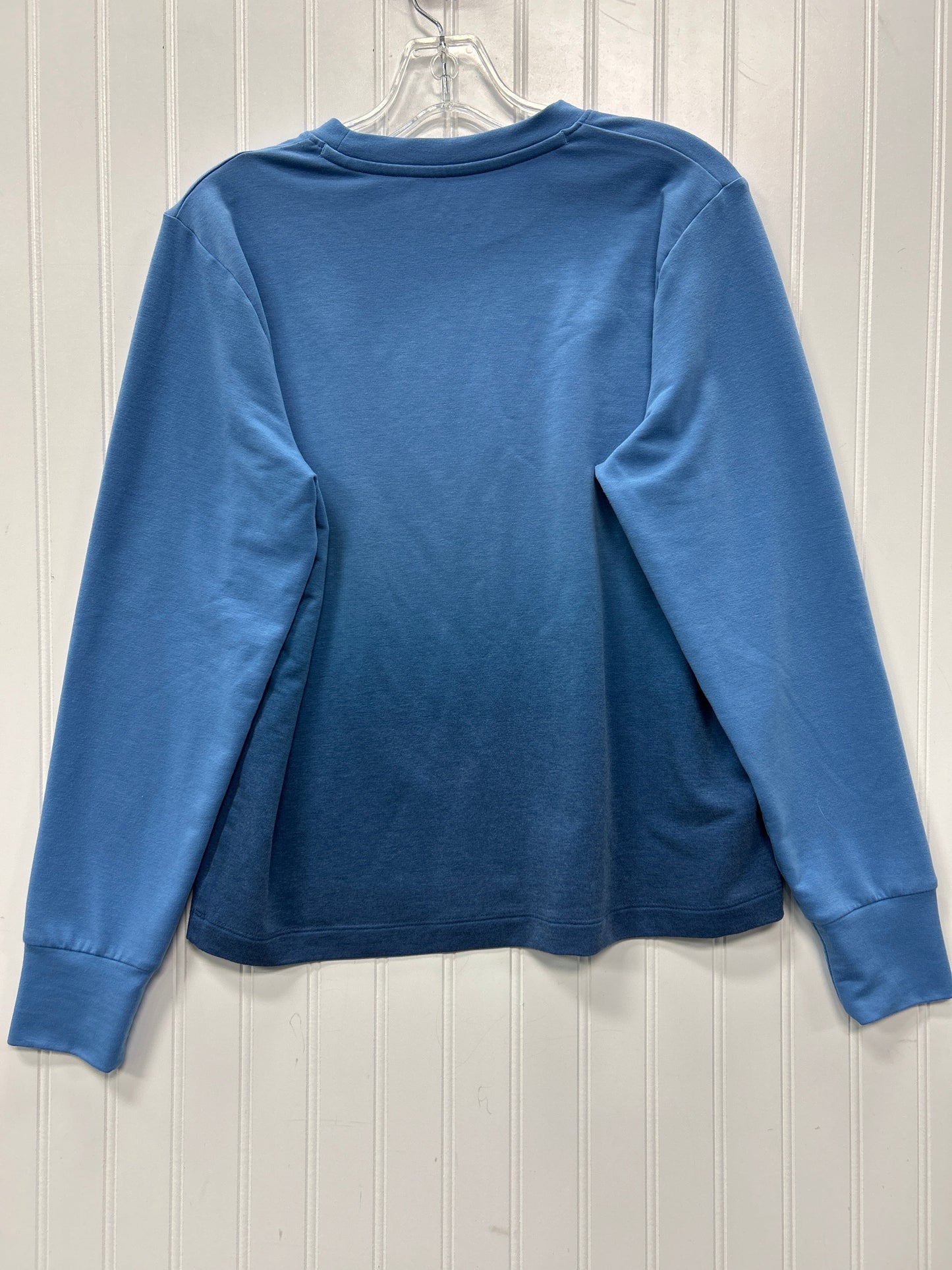 Athletic Top Ls Crewneck By Under Armour In Blue, Size:S