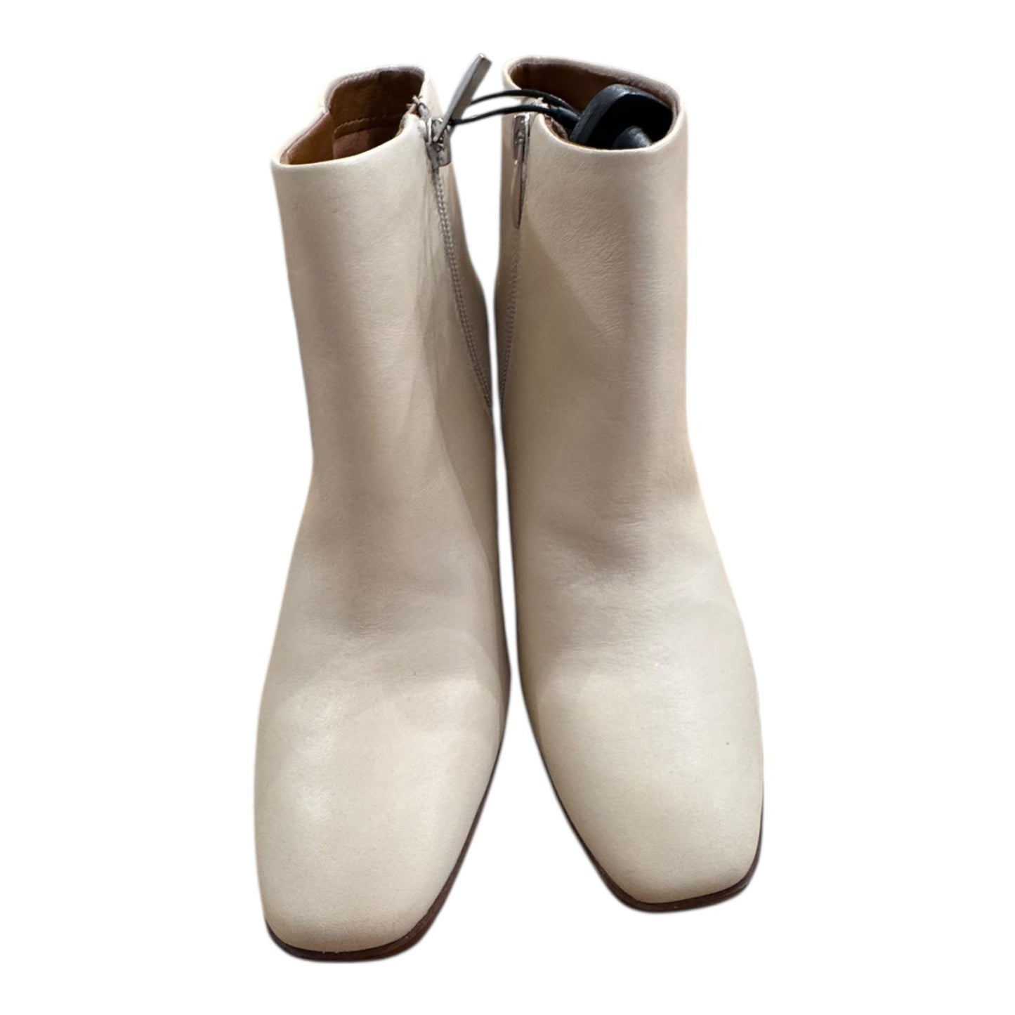 Boots Ankle Heels By Franco Sarto In Cream, Size:6