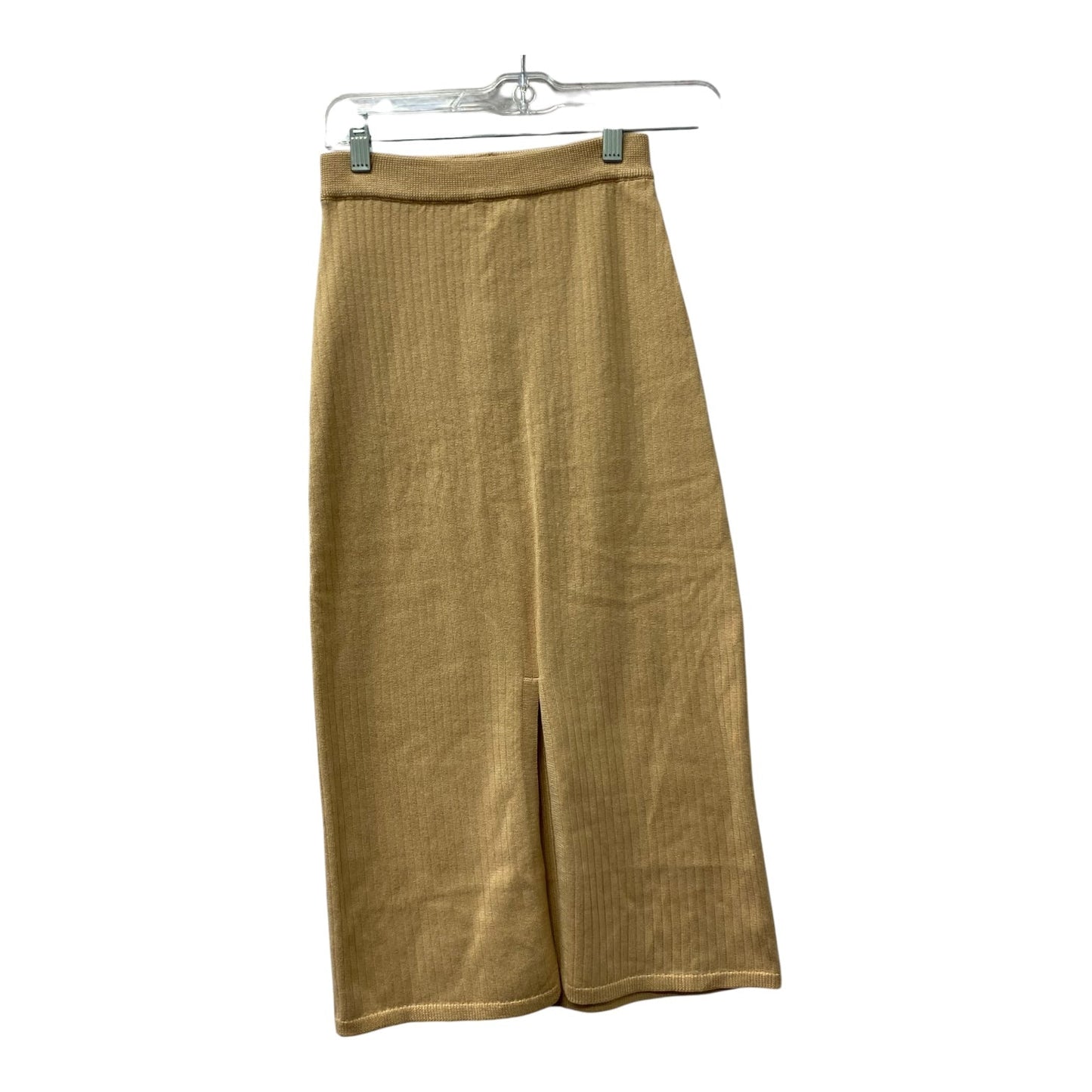 Skirt Midi By Hem & Thread In Tan, Size:S