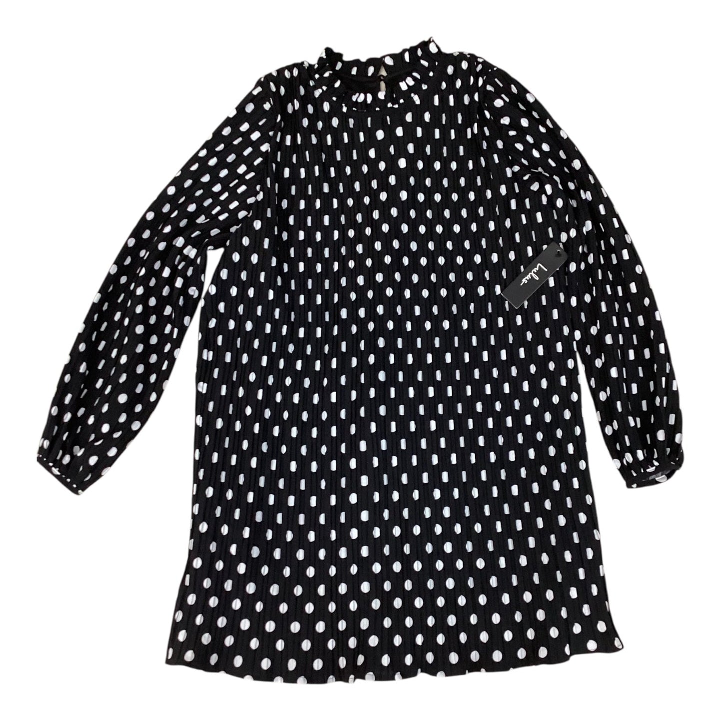 Dress Party Midi By Lulus In Polkadot Pattern, Size:L