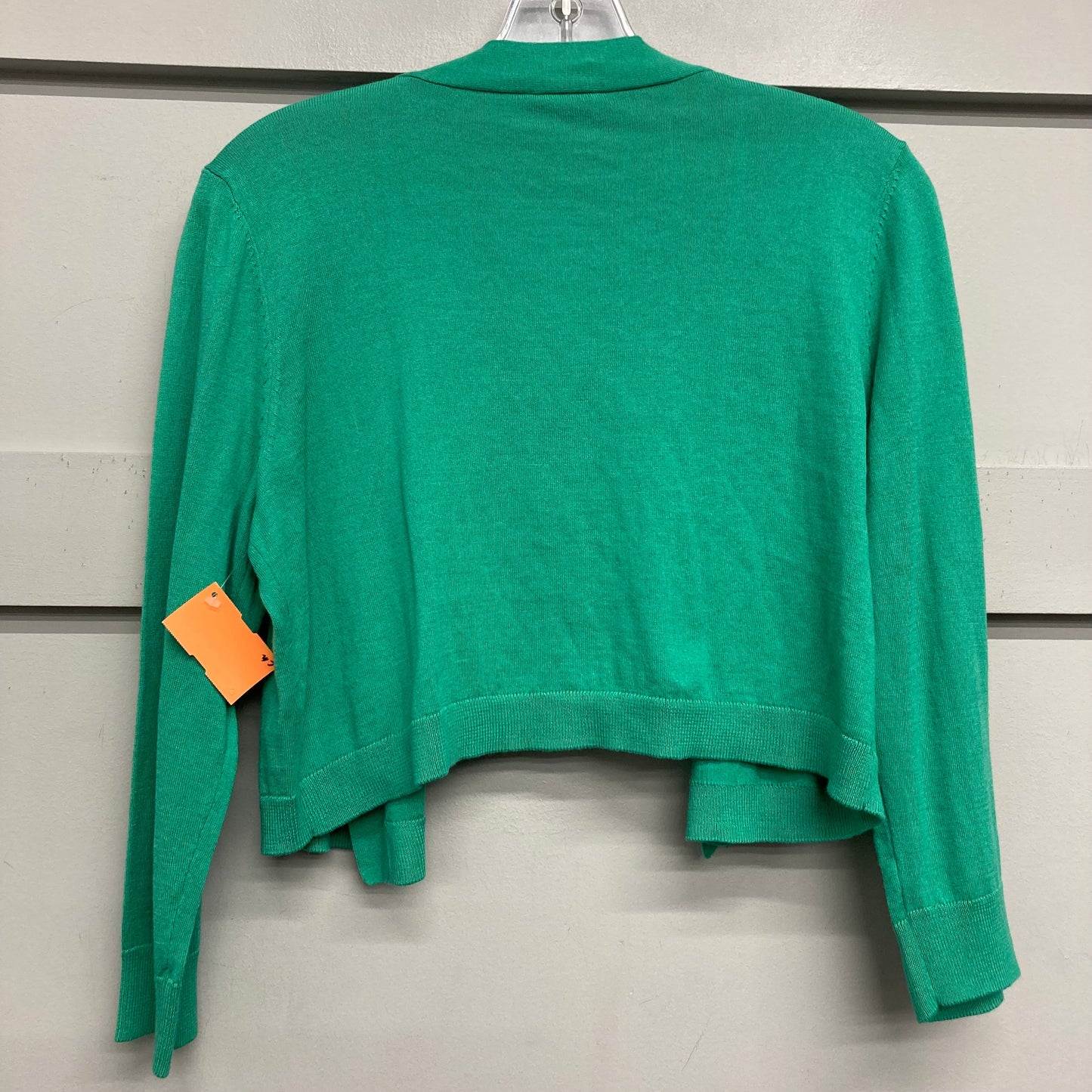 Sweater Cardigan By Talbots In Green, Size:M