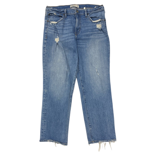 Jeans Boyfriend By Abercrombie And Fitch In Blue, Size:10