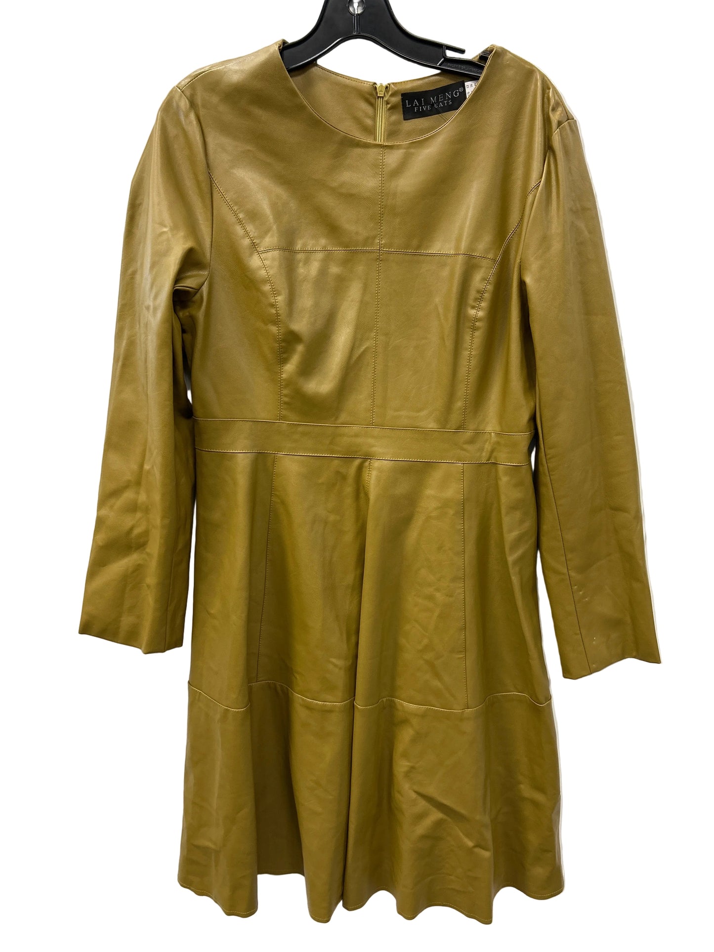 Dress Work By Cmc In Tan, Size:12