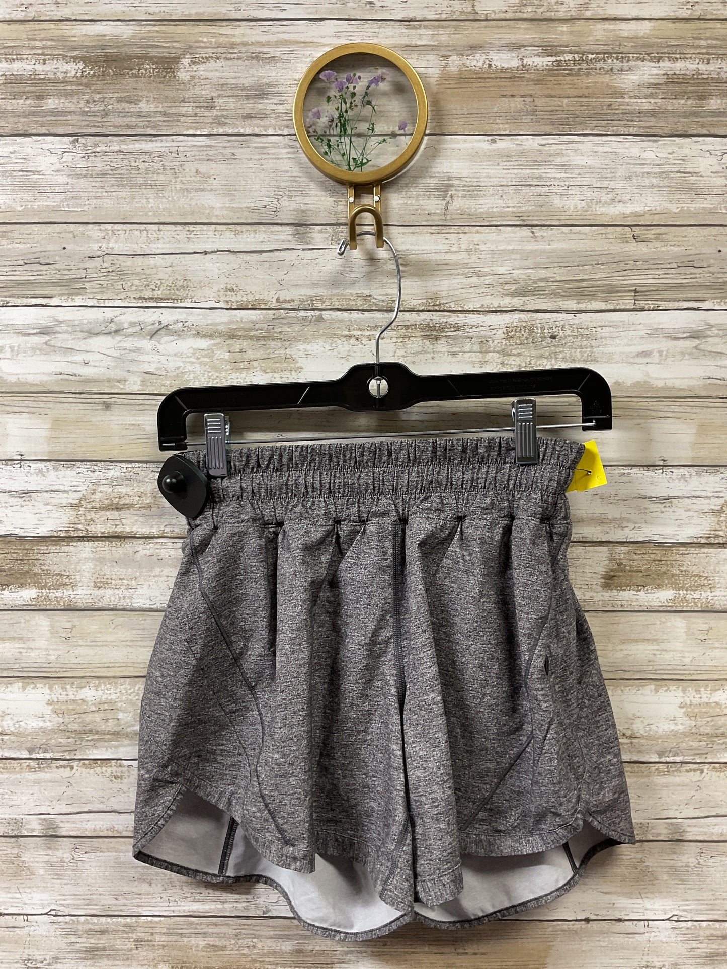 Athletic Shorts By Lululemon In Grey, Size:6
