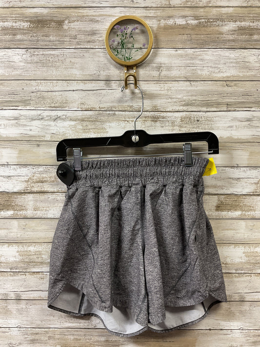 Athletic Shorts By Lululemon In Grey, Size:6