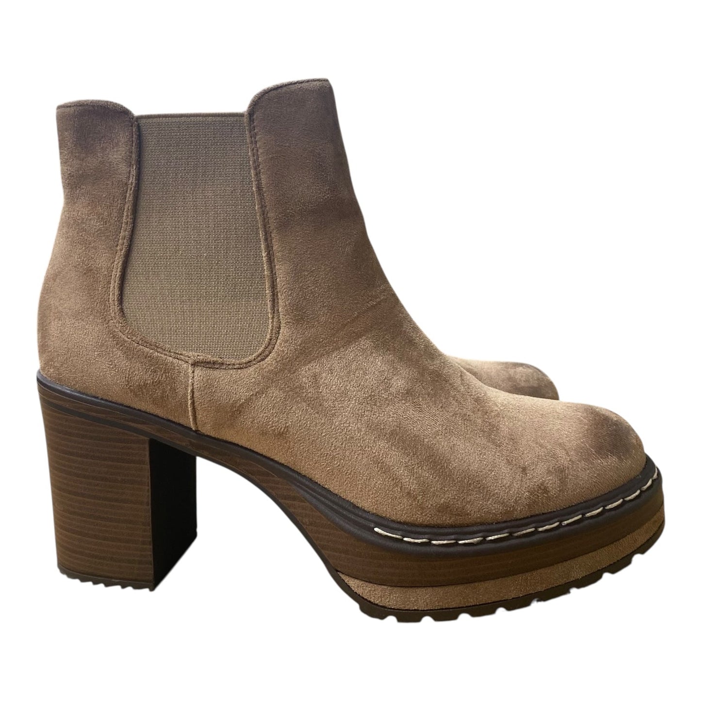 Boots Ankle Heels By Altard State In Brown, Size:10