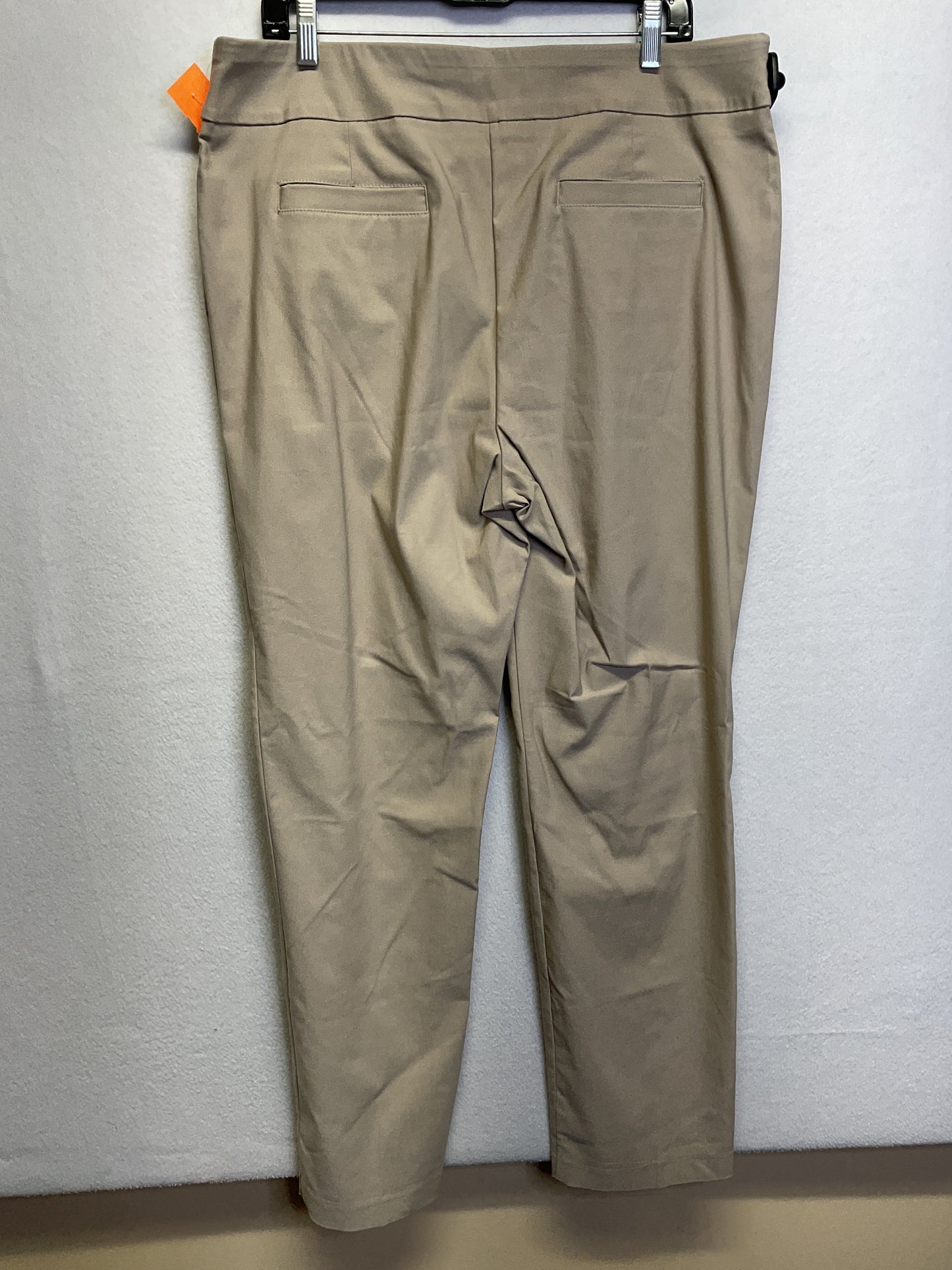 Pants Leggings By Kim Rogers In Beige, Size:18