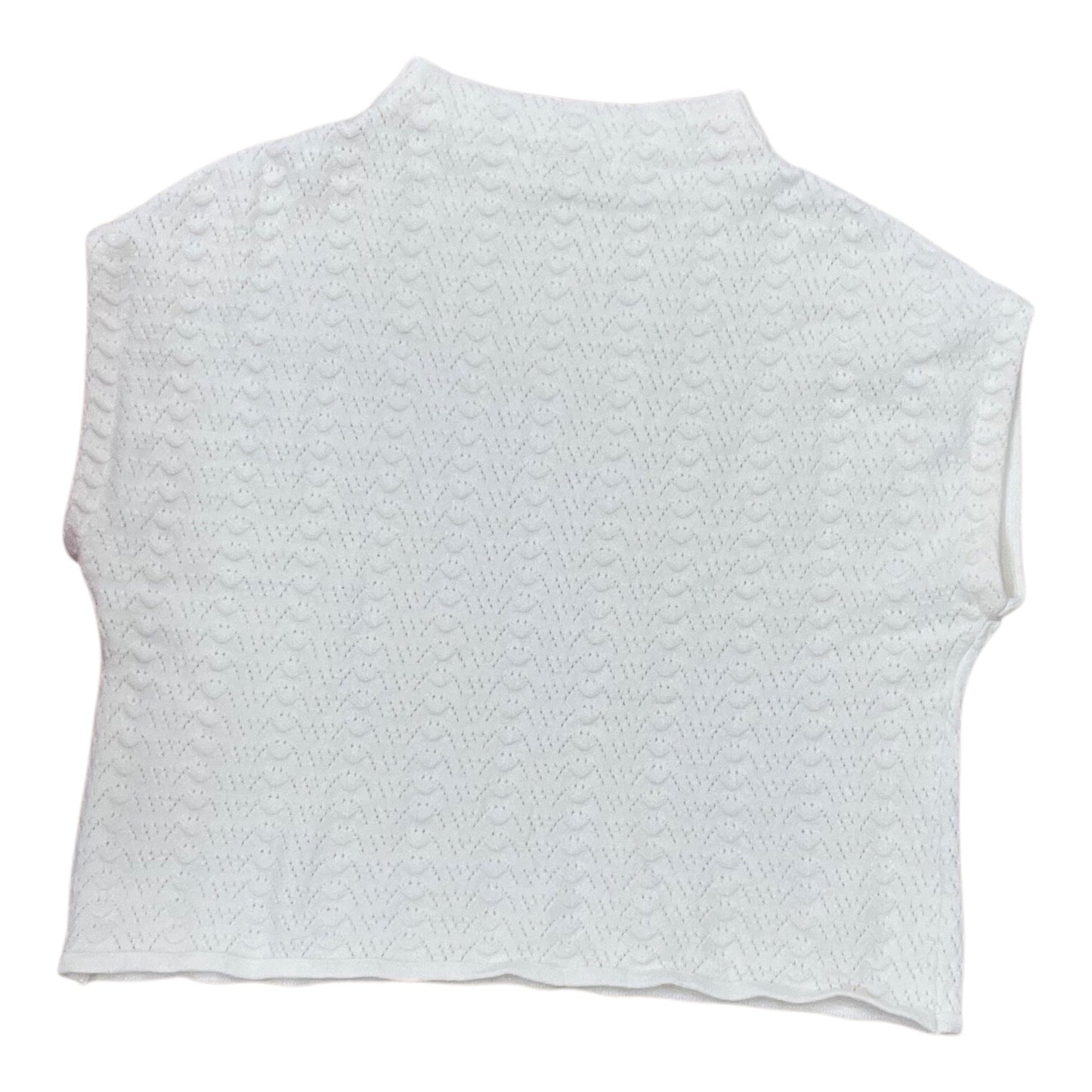 Sweater Ss By Liz Claiborne In Cream, Size:1X