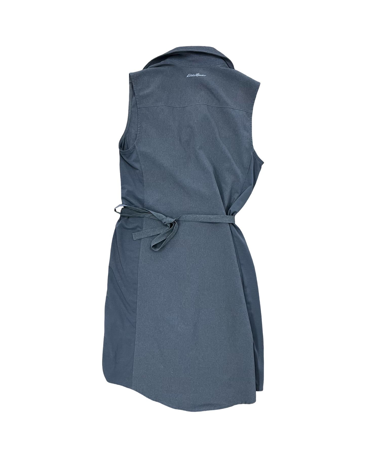 Dress Casual Midi By Eddie Bauer In Grey, Size:Xs