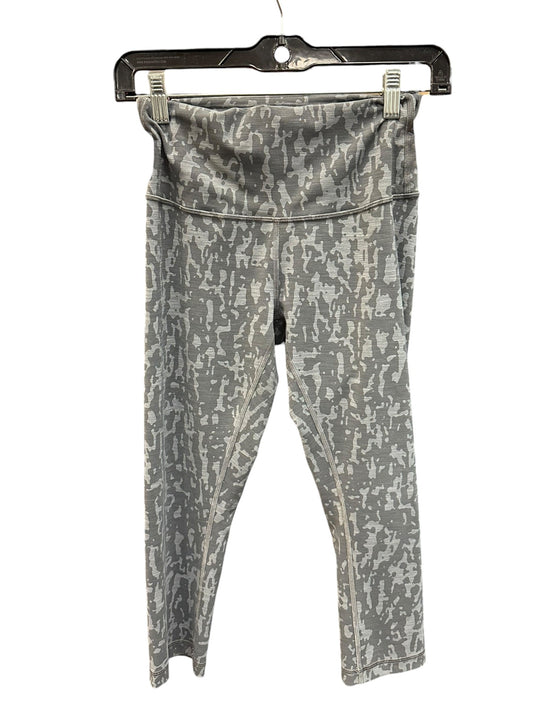 Athletic Capris By Lululemon In Grey, Size:6