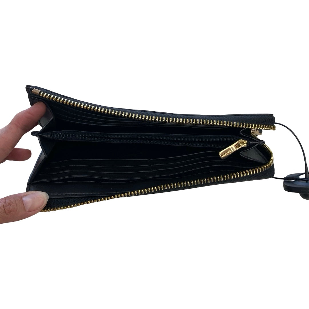 Wallet Designer By Coach In Black, Size:Large