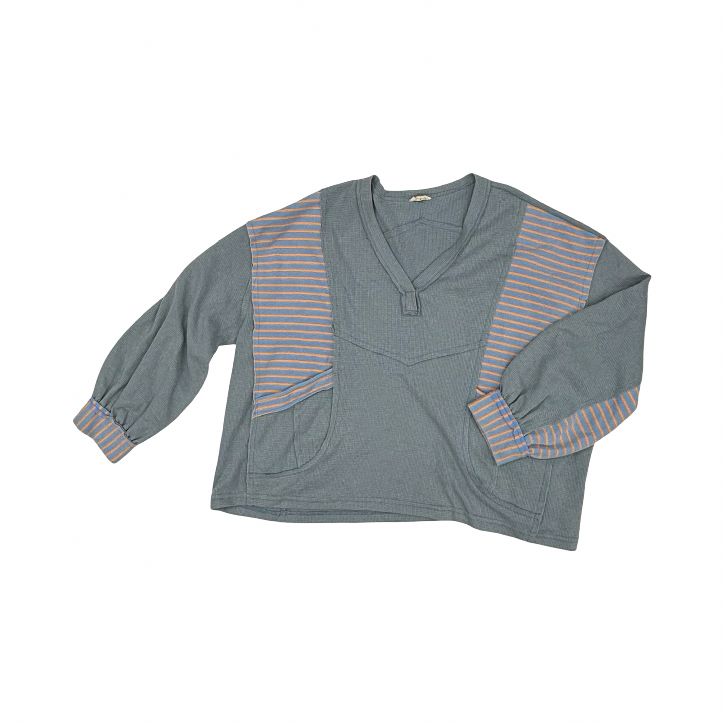 Top Ls By Pol In Blue, Size:L