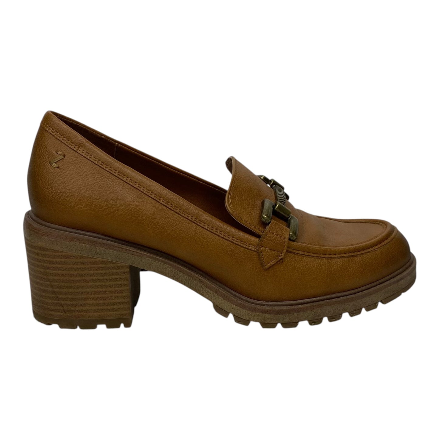 Shoes Heels Block By Zodiac In Brown, Size:8.5