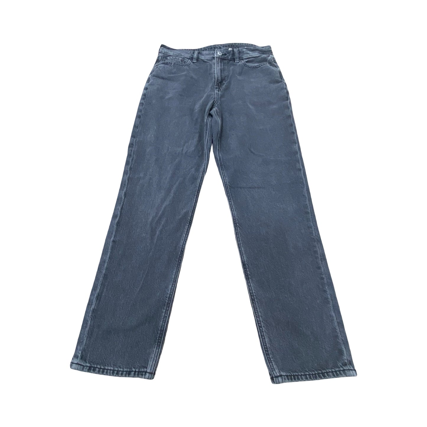 Jeans Straight By American Eagle In Grey Denim, Size:8