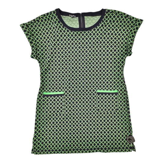 Dress Casual Midi By Talbots In Black & Green, Size:Xl