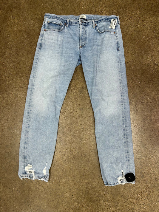 Jeans Straight By Citizens Of Humanity In Blue Denim, Size:14