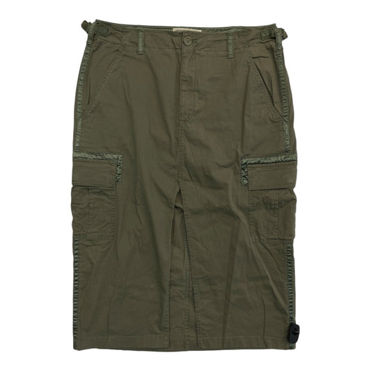 Skirt Maxi By Abercrombie And Fitch In Green, Size:L
