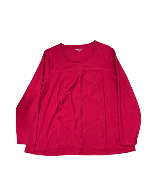 Top Ls By Coldwater Creek In Red, Size:Lp