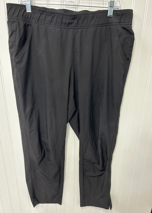 Athletic Pants By Eddie Bauer In Black, Size:L