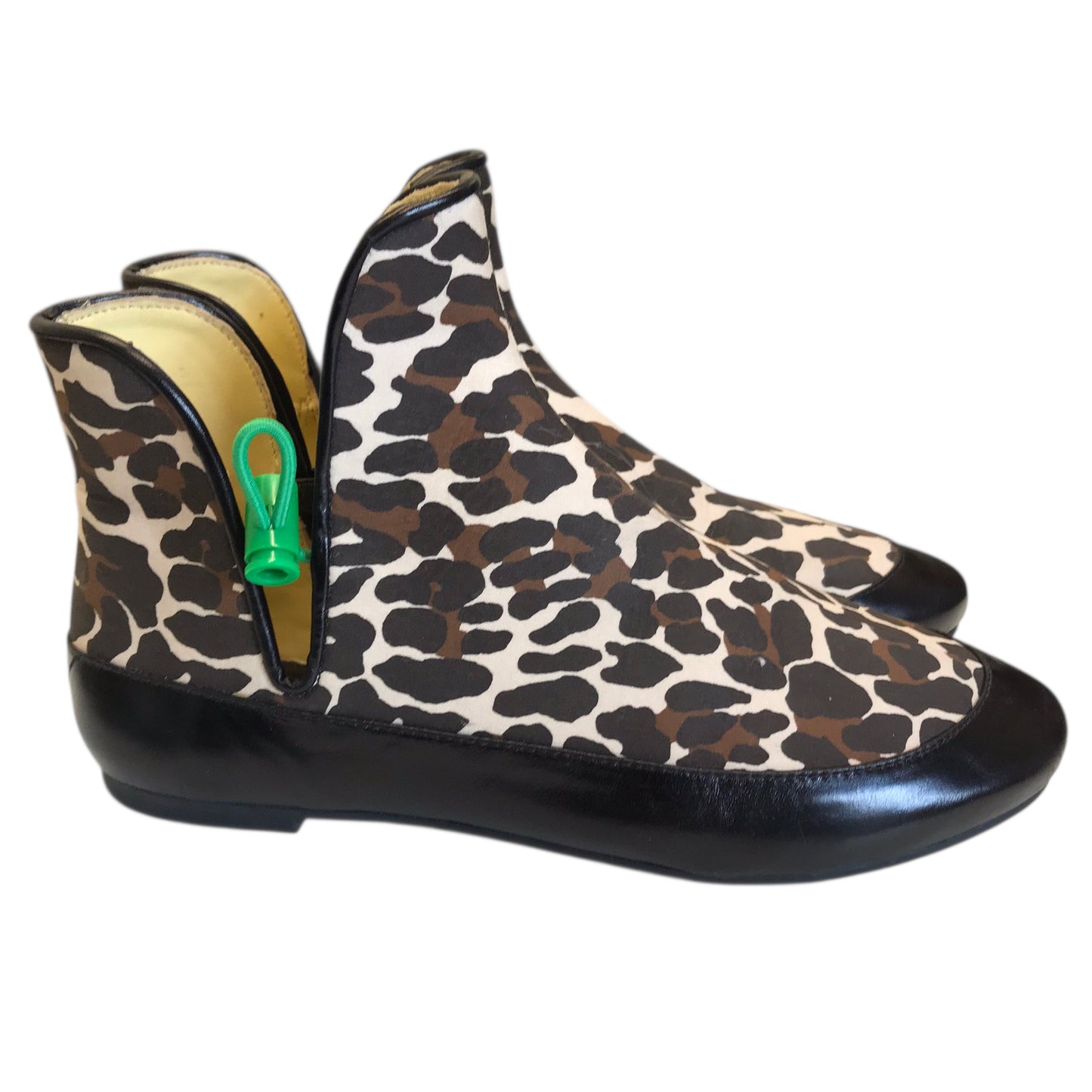 Boots Designer By Tory Burch In Animal Print, Size:7