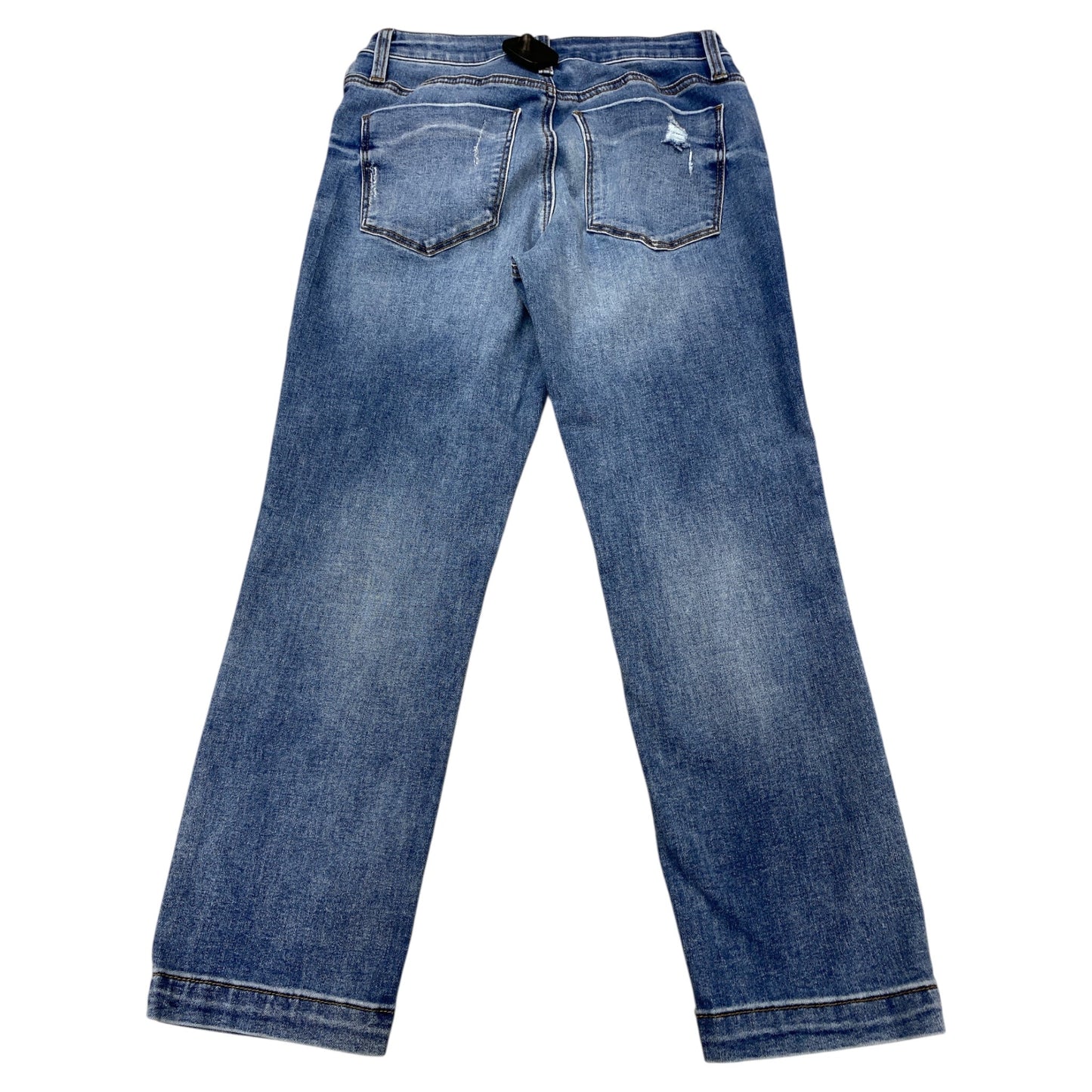 Jeans Straight By Kut In Blue Denim, Size:2