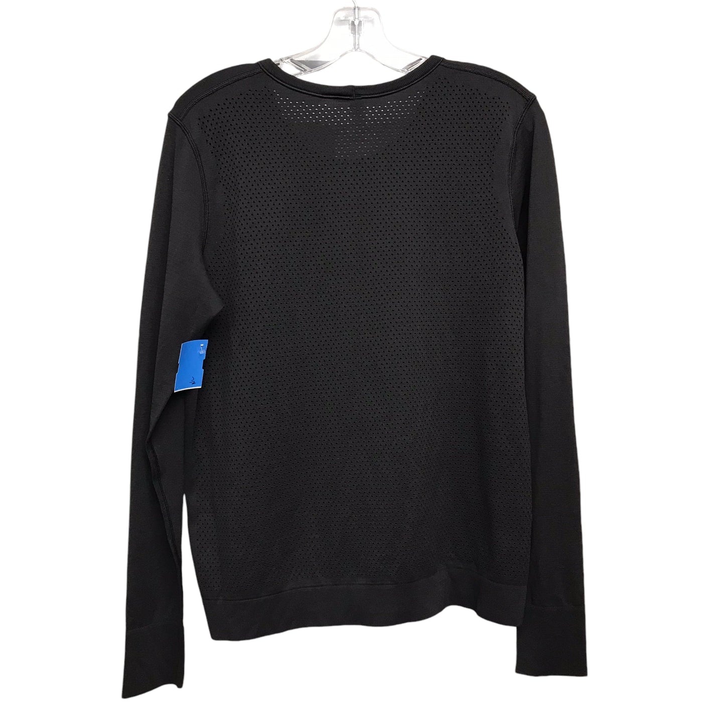 Athletic Top Ls Crewneck By Lululemon In Black, Size:M