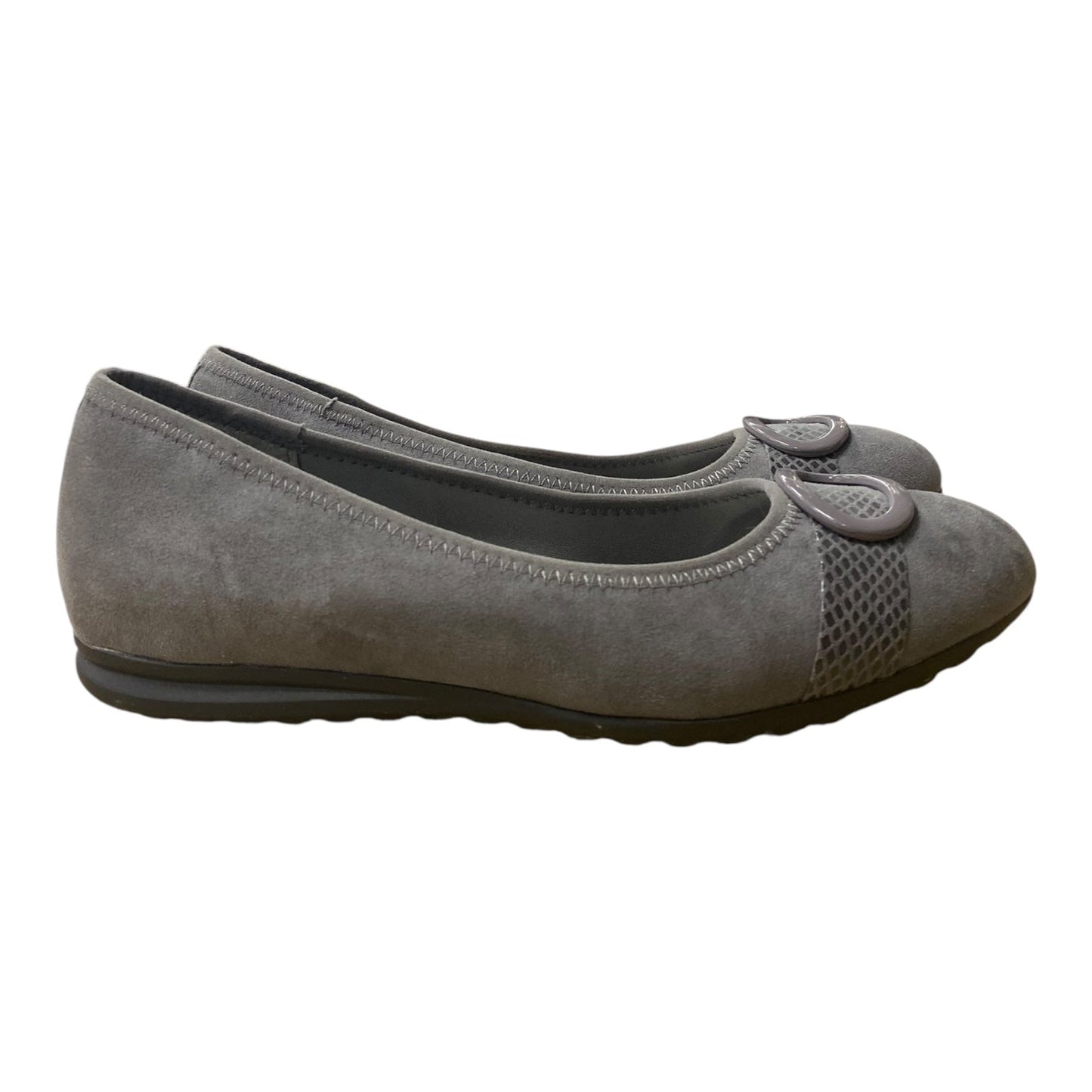 Shoes Flats By Karen Scott In Grey, Size:9