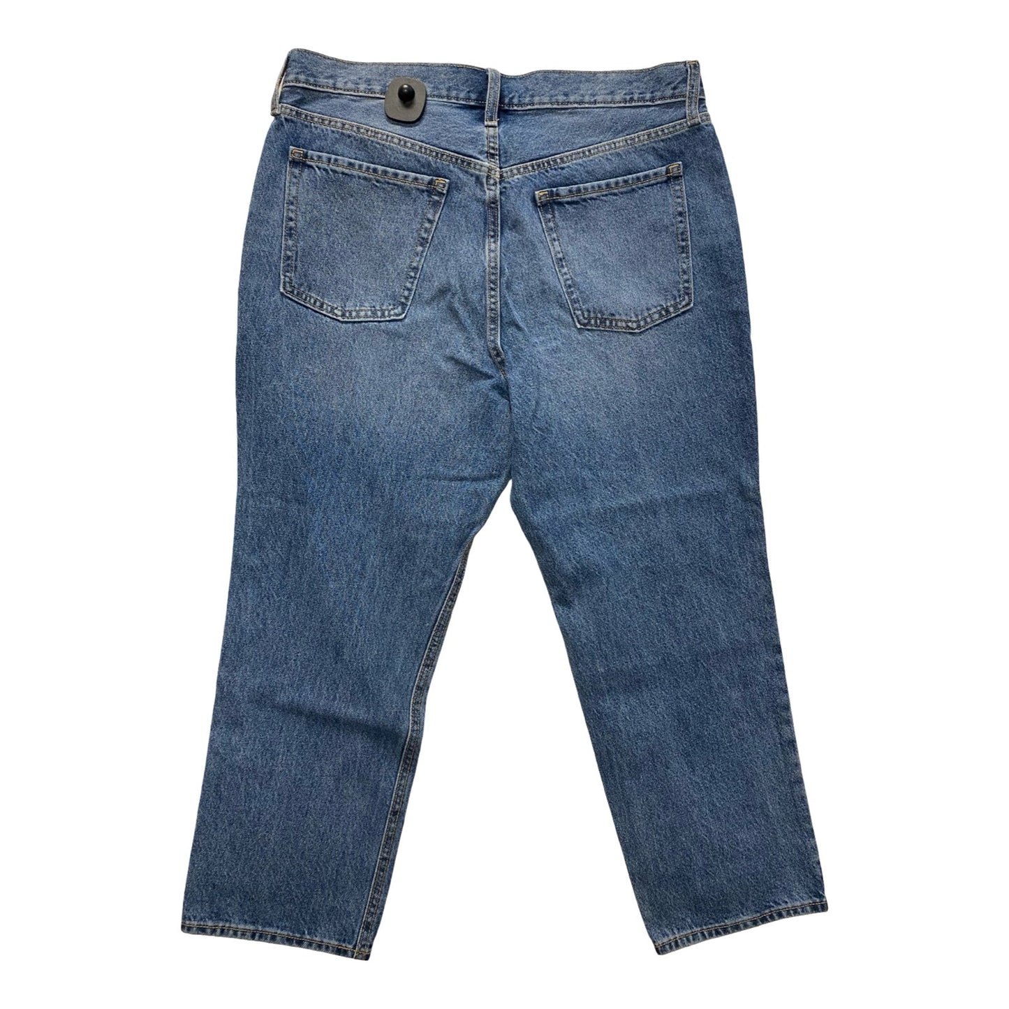 Jeans Straight By Old Navy In Blue Denim, Size:14P