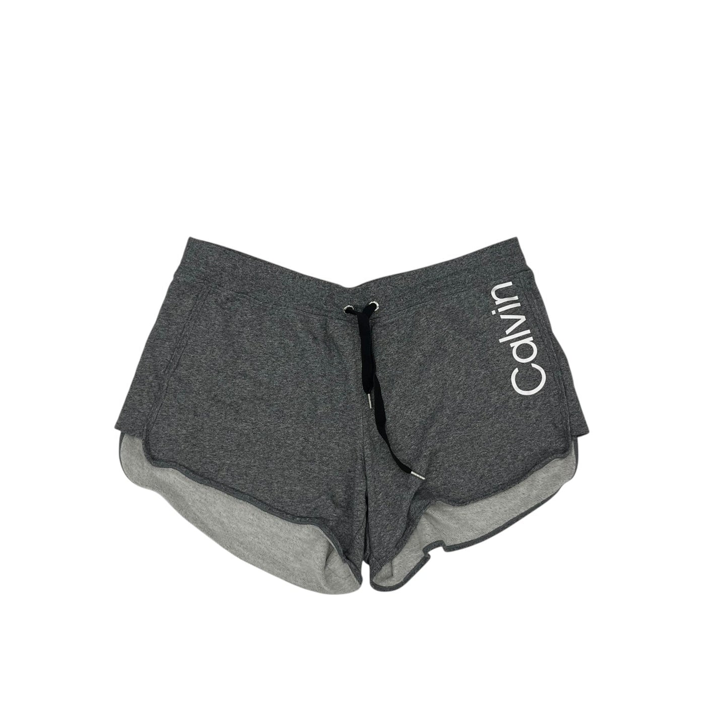 Athletic Shorts By Calvin Klein Performance In Grey, Size:2X