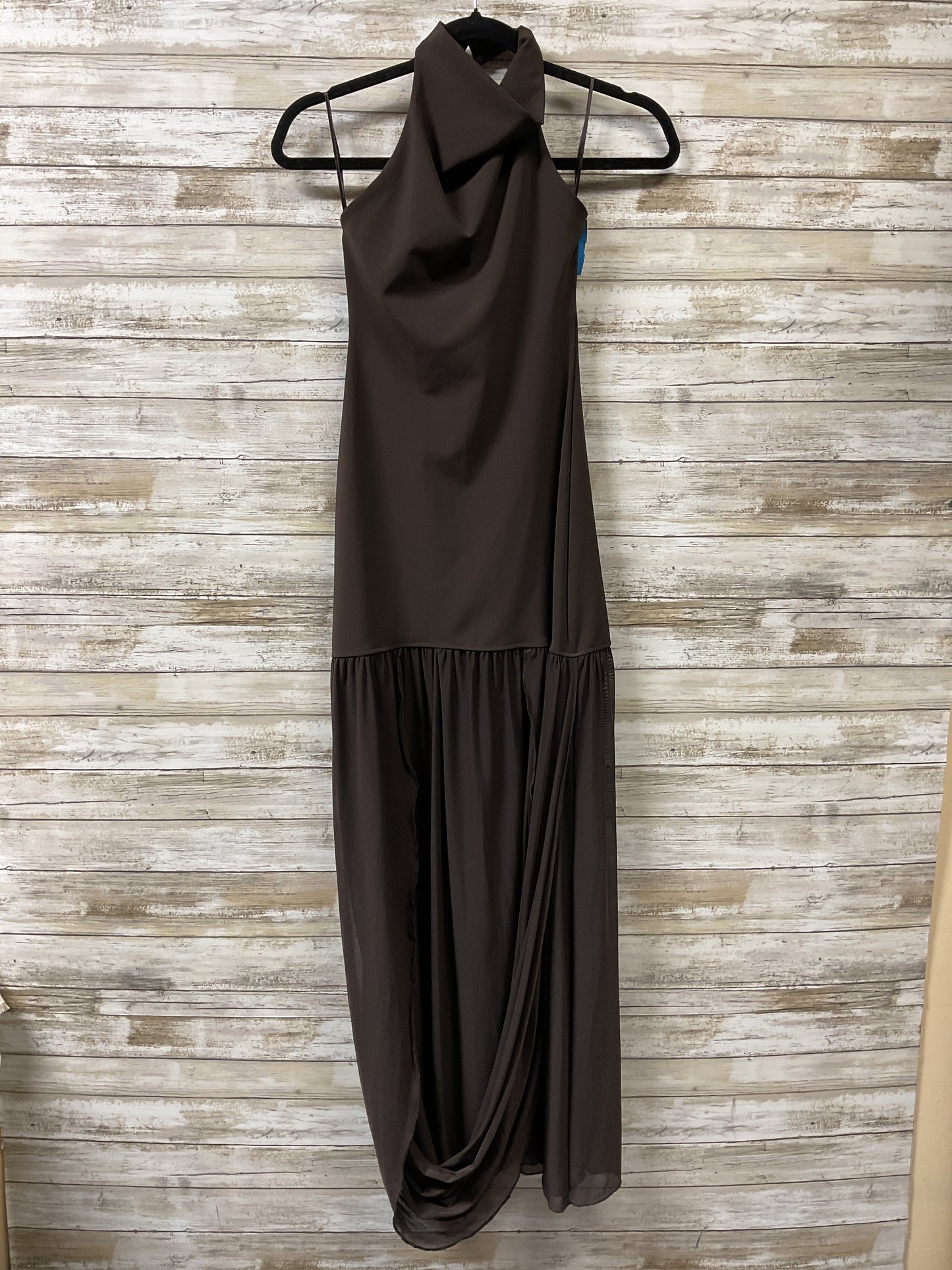 Dress Casual Maxi By Zara In Brown, Size:S