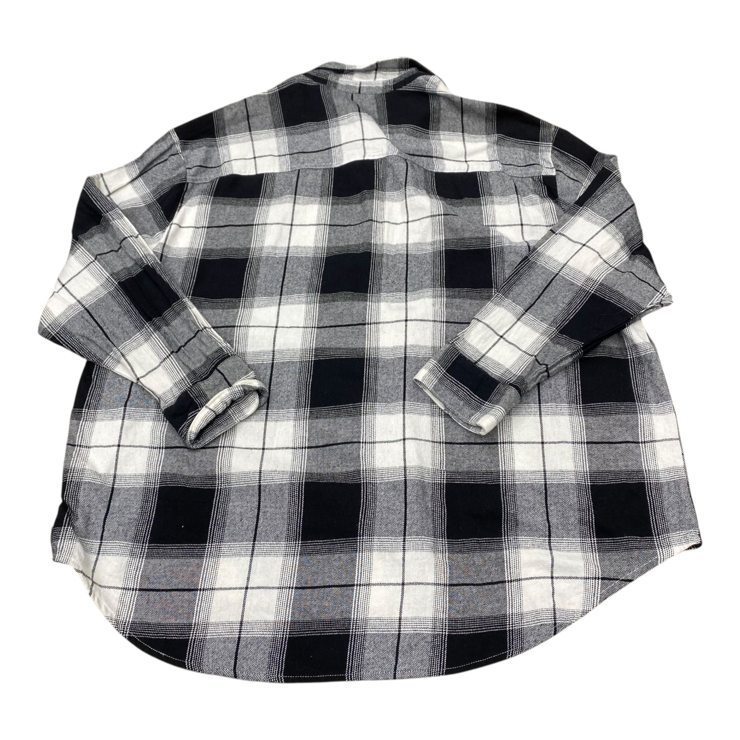 Top Ls By Old Navy In Plaid Pattern, Size:Xl