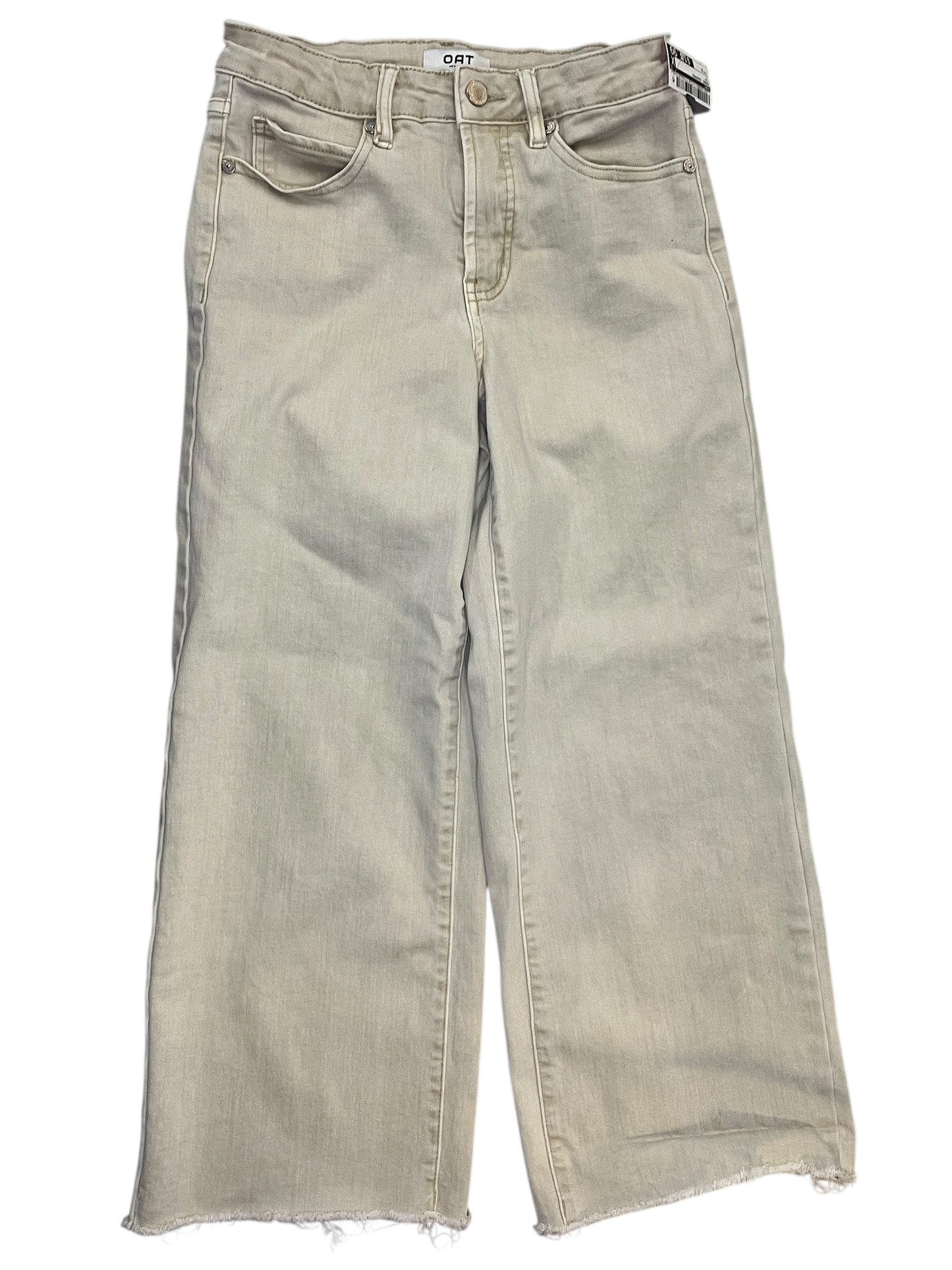 Jeans Cropped By Oat In Tan, Size:0