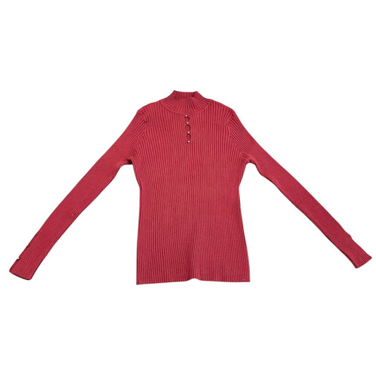 Sweater By Belldini In Maroon, Size: Xl