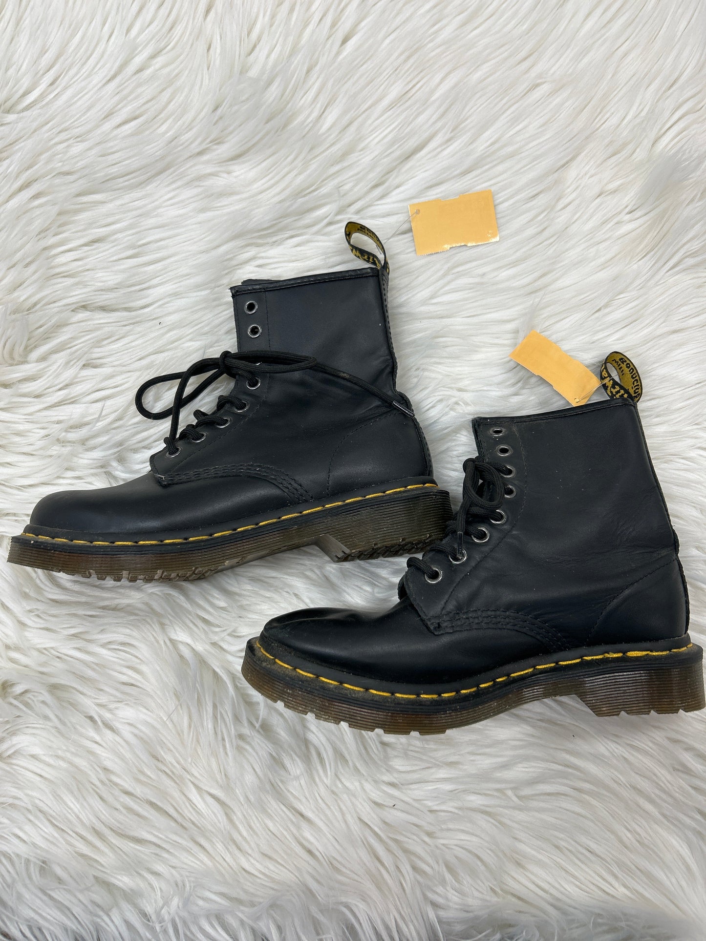 Boots Ankle Heels By Dr Martens In Black, Size:6