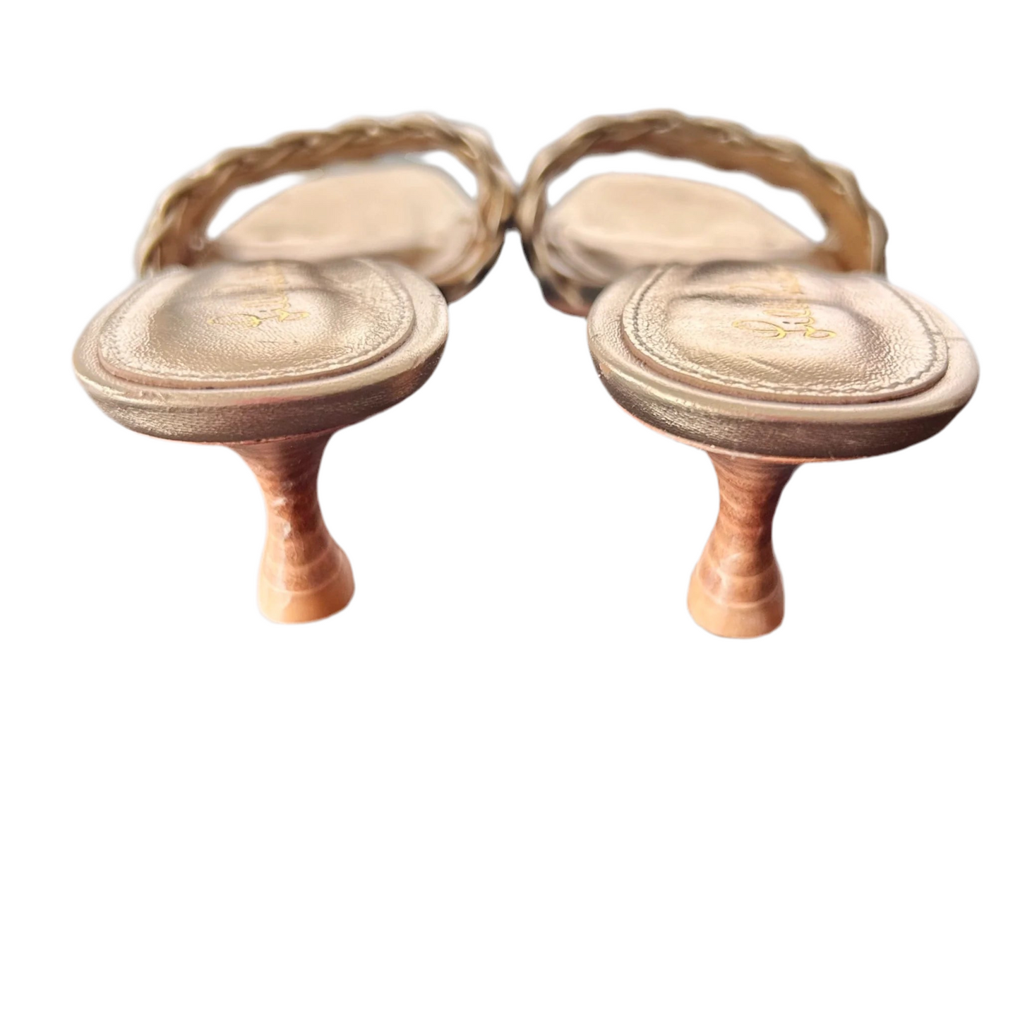 Sandals Designer By Lilly Pulitzer In Gold, Size: 6