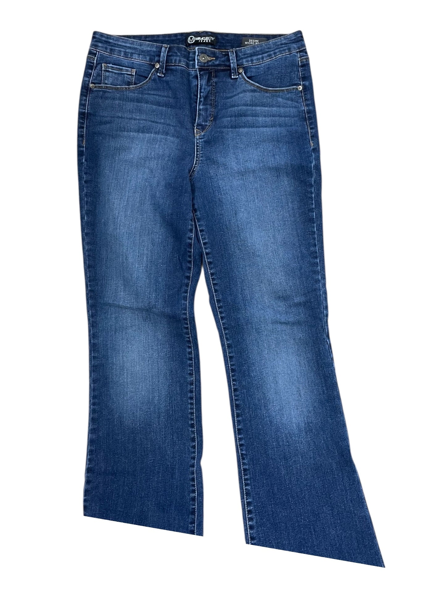Jeans Straight By Lucky Brand In Blue Denim, Size:12