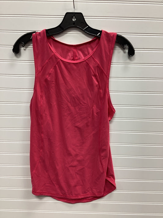 Athletic Tank Top By Lululemon In Pink, Size:S