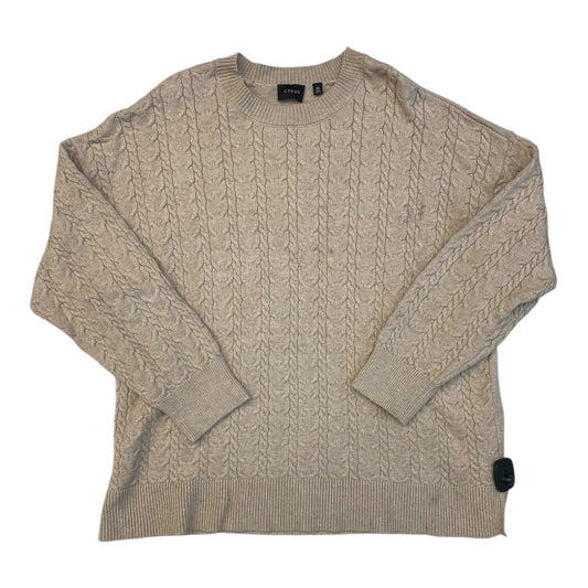 Sweater By Cyrus In Cream, Size:1X