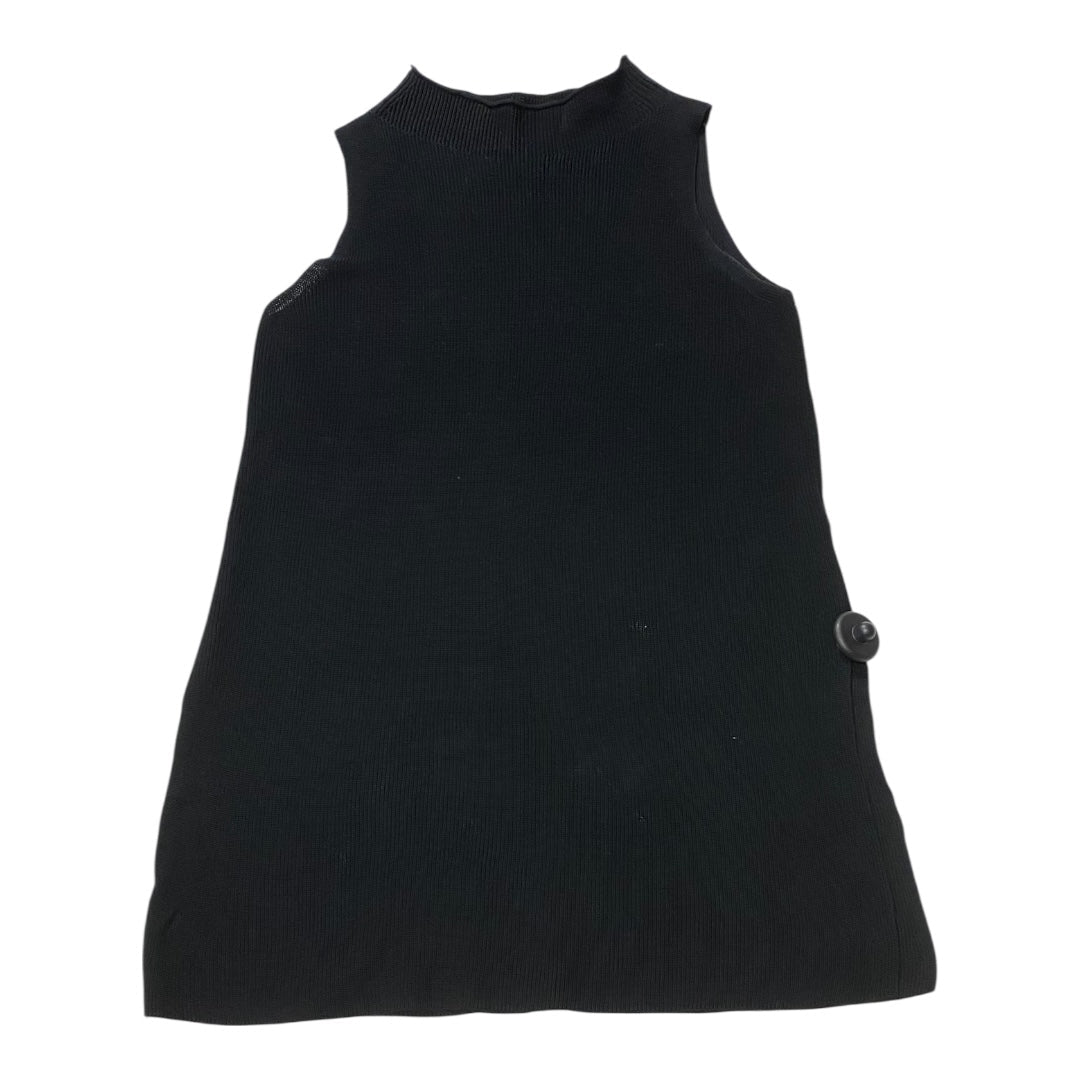 Top Sleeveless Designer By Eileen Fisher In Black, Size:Xs