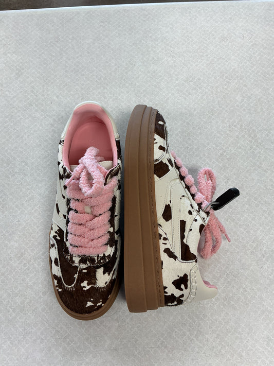 Shoes Sneakers By Steve Madden In Animal Print, Size:9.5