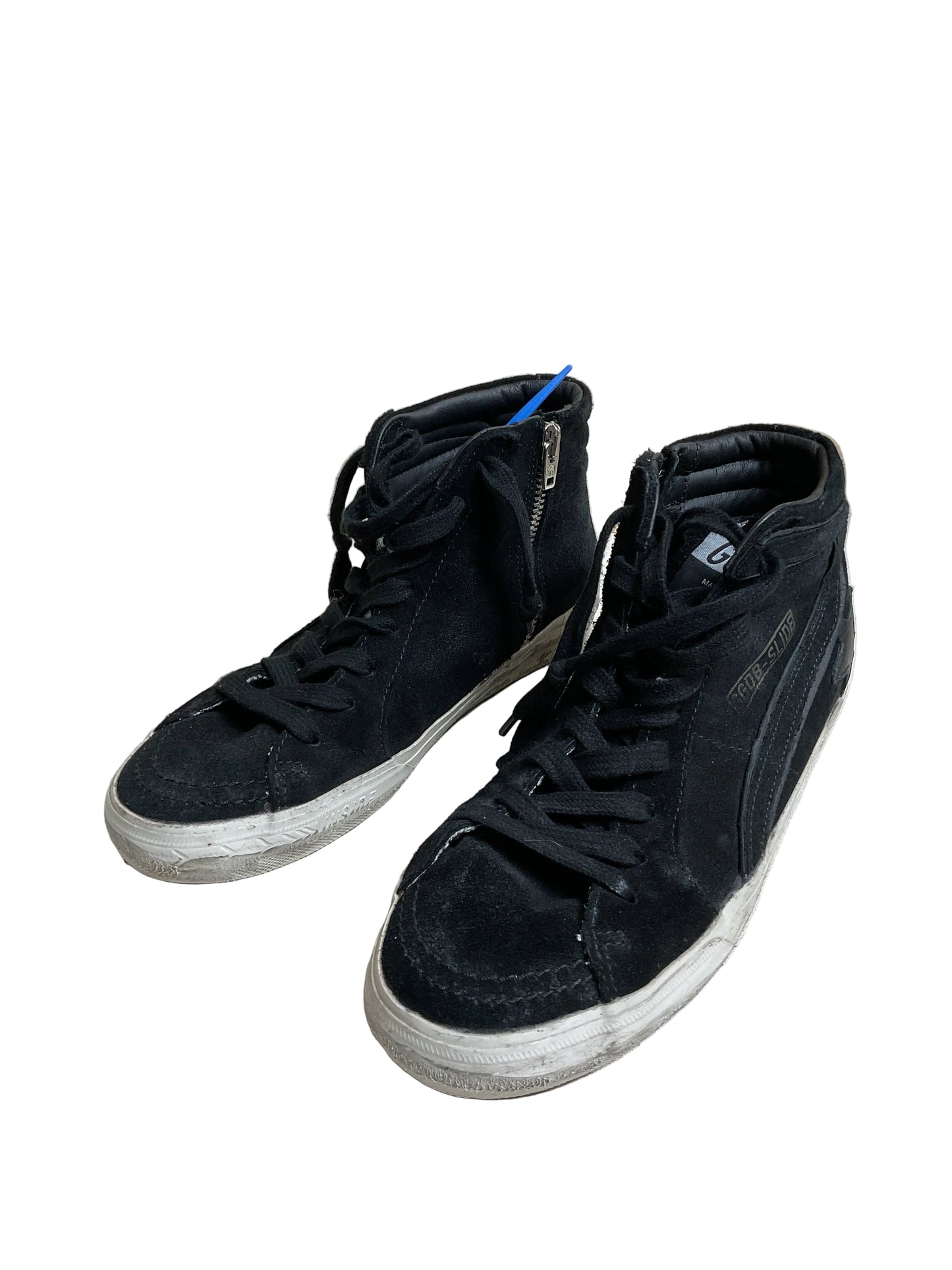 Shoes Luxury Designer By Golden Goose In Black, Size:6.5