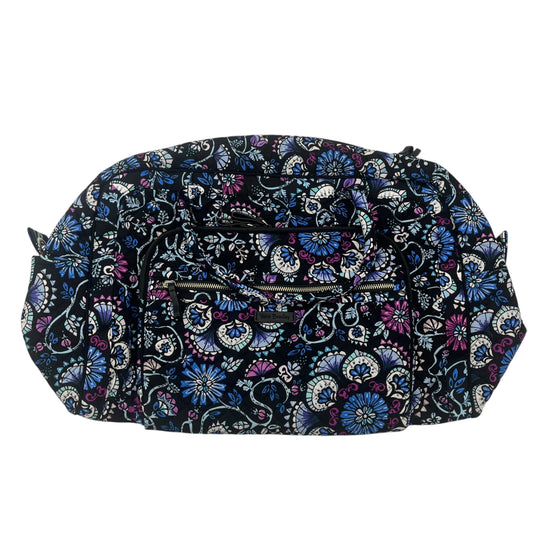 Duffle And Weekender By Vera Bradley In Black & Blue, Size:Medium