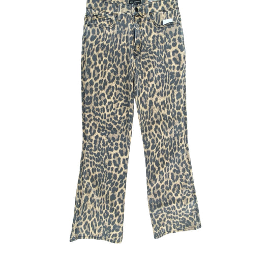 Jeans Flared By Good American In Animal Print, Size:8